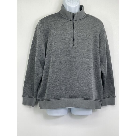 Under Armour Mens Gray 1/4 Zip Pullover Sweatshirt Size L - Picture 1 of 7
